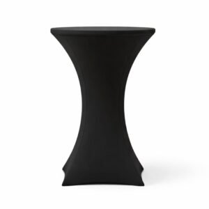 Cocktail Table Cloth- Spandex- Black
