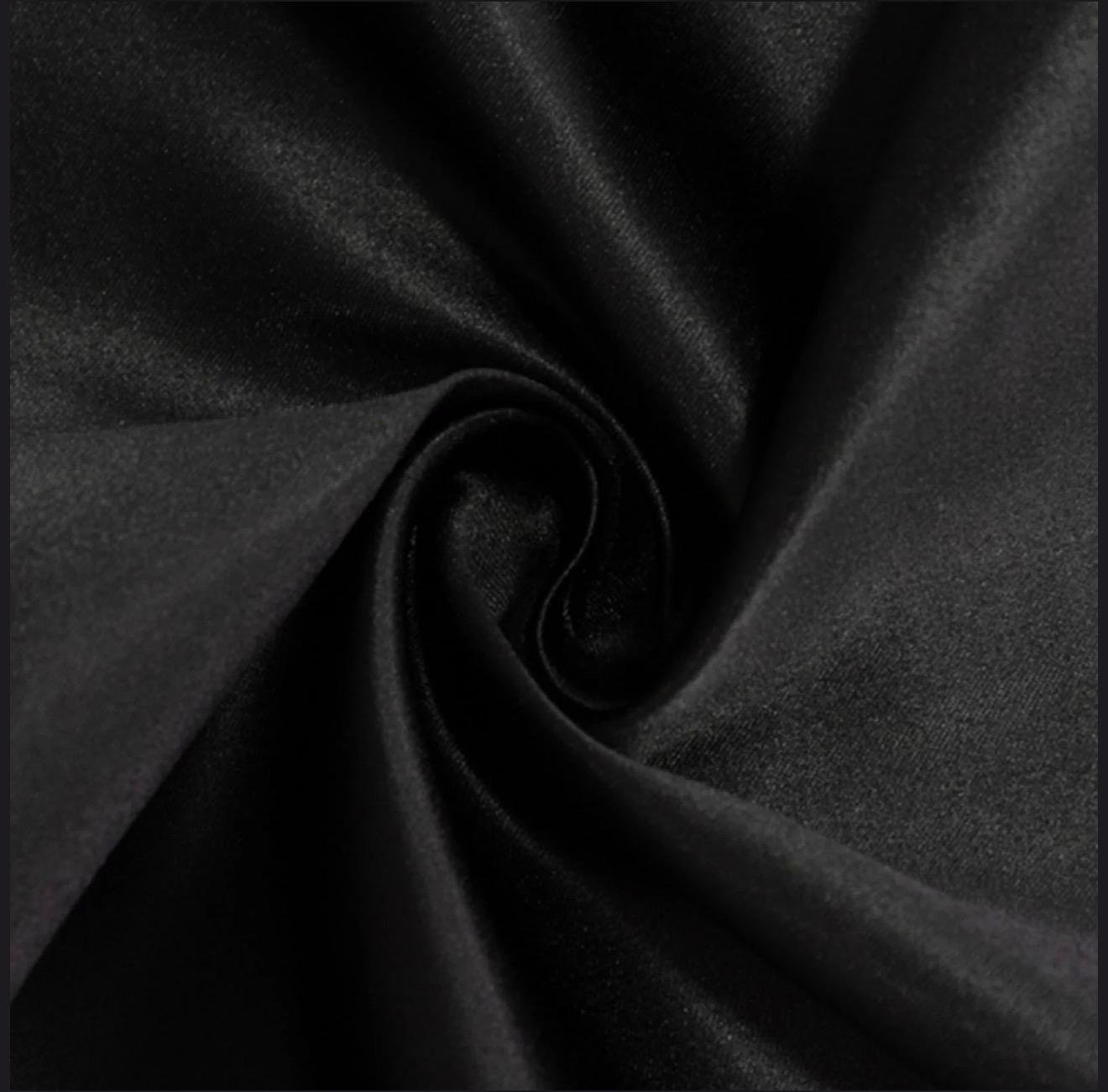 Black Lamour Satin